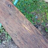 Banc de jardin en fonte bois vert