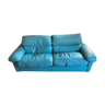 Poltrona Frau Blue Leather Sofa