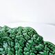 Malicorne Cabbage Barbotine Ceramic Dish Plate Signed Jules Moreau