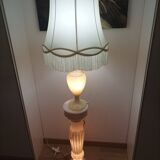 Alabaster lamp and column
