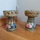 Picnic candlesticks signed André L'Helguen Keraluc Quimper