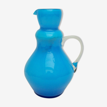 Opaline pitcher vase