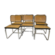 Set of 6 Cesca B32 chairs by Marcel Breuer 80s