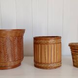Set of 3 pot covers/baskets