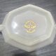Vintage sugar bowl genuine Limoges porcelain white with gold L&F.