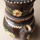 Alsatian glazed terracotta coffee pot