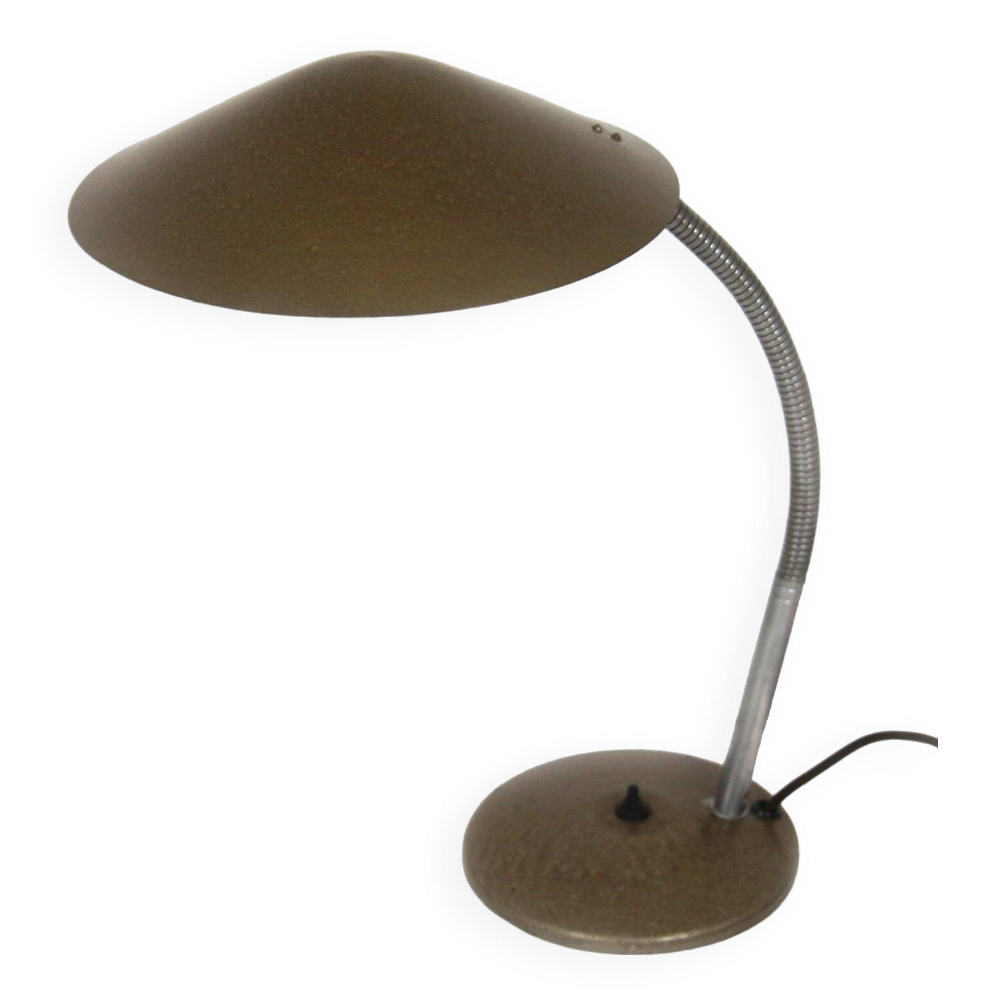 Large Industrial Table Lamp, 1940s