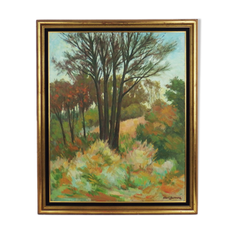 Landscape painting by Albert Serrure