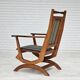 Fauteuil danois à dossier haut