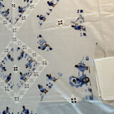 Hand-embroidered tablecloth
