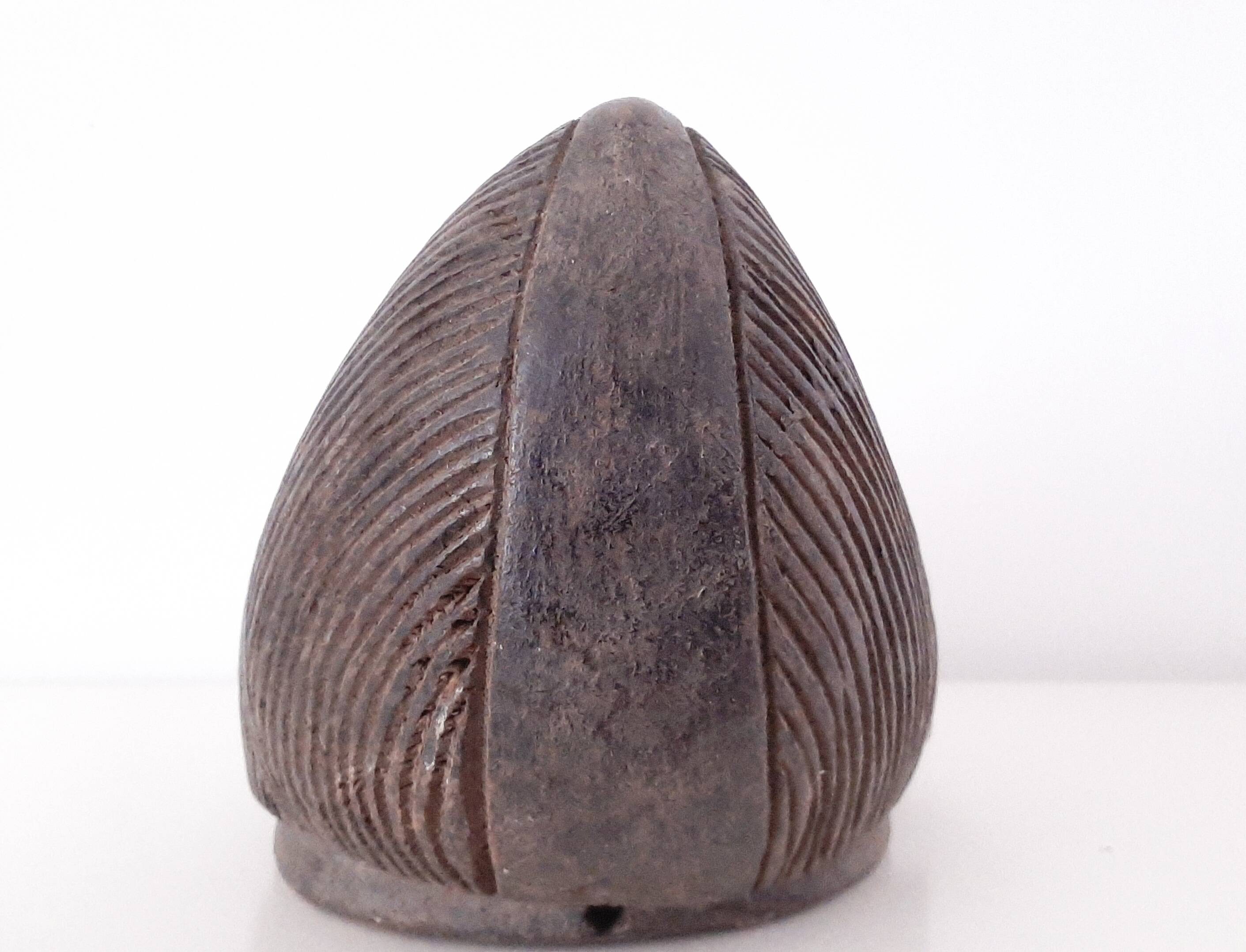 Punu mukuyi mask in solid wood H:29cm African mask from Gabon