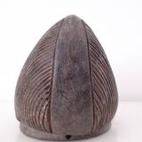 Punu mukuyi mask in solid wood H:29cm African mask from Gabon