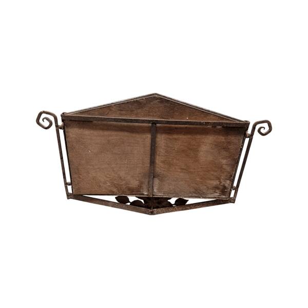 French Art Deco metal mirror, 1930s