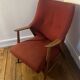 Red Houndstooth Armchair
