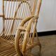 Fauteuil en rotin vintage
