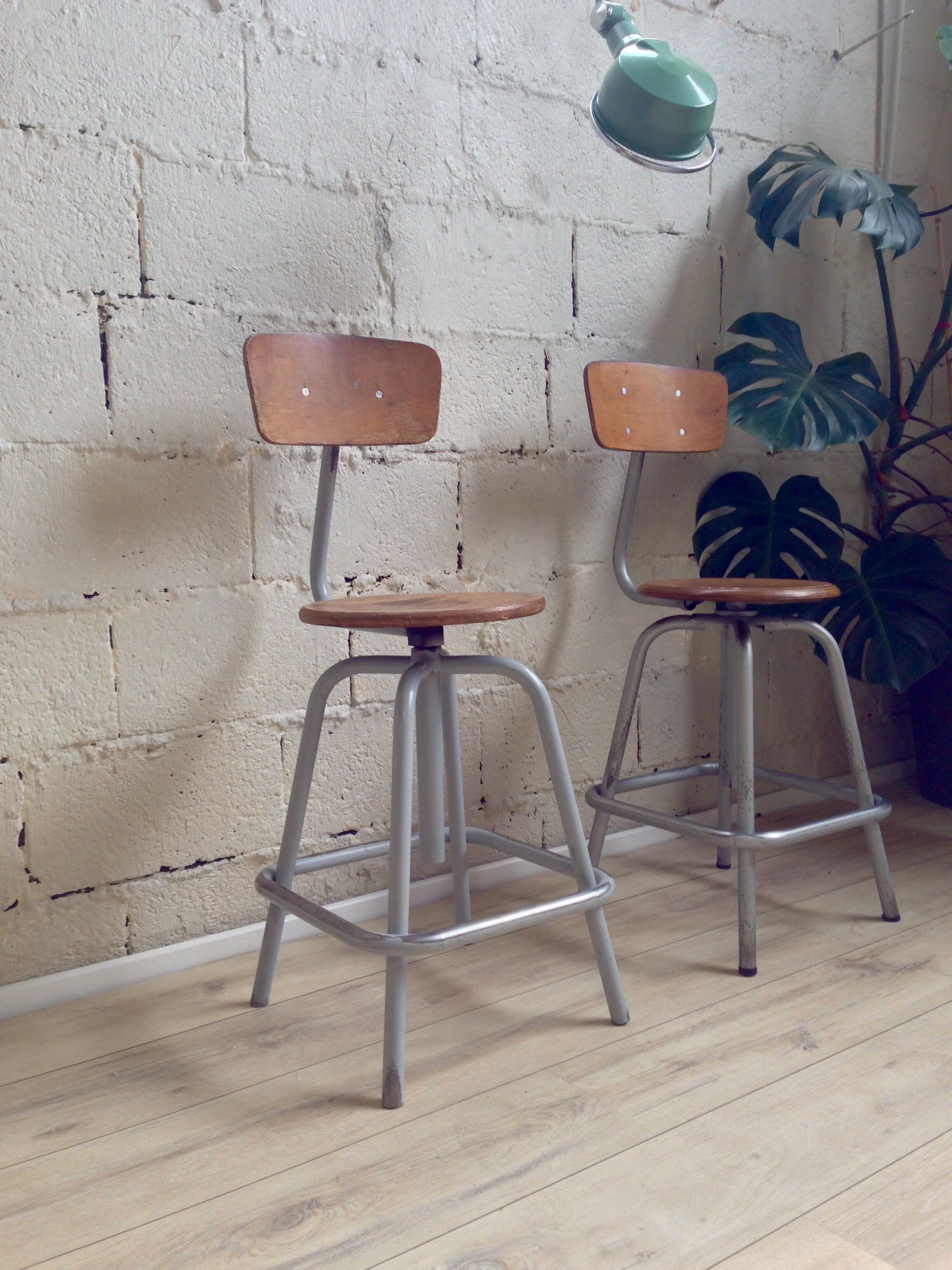 Chaise d'atelier ou d'architecte