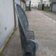 Armchair Emmanuelle wicker vintage rattan