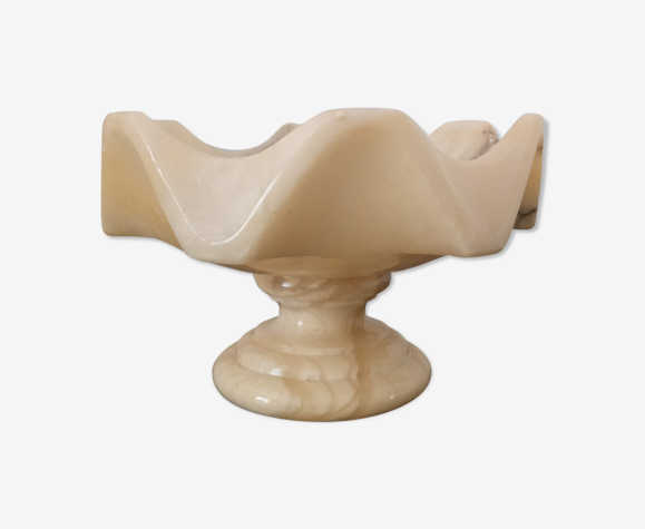 Coupe sur pied en marbre ancienne