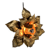 Gold floral applique Masca