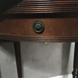 Table console half moon merisier louis xvi