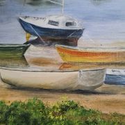 Peinture à l huile bord de mer Breton fait sur toile