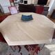 Table octogonale en travertin 130 cm Artelano état neuf