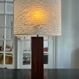 70s wooden lamp