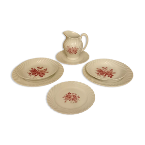 ensemble assiettes Lunéville