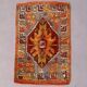Old turkish Oushak rug 125x84 cm vintage carpet