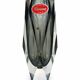 Murano Faceted Glass Vase with Grey Inner Core – Italy, 20 cm