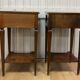 Louis XVI style bedside tables in mahogany