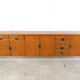 Vintage Italian burl wood credenza, 1970s