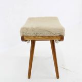 1960s Pair of Ash Stools , Czechoslovakia