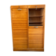 Meuble de notaire classeur en chêne