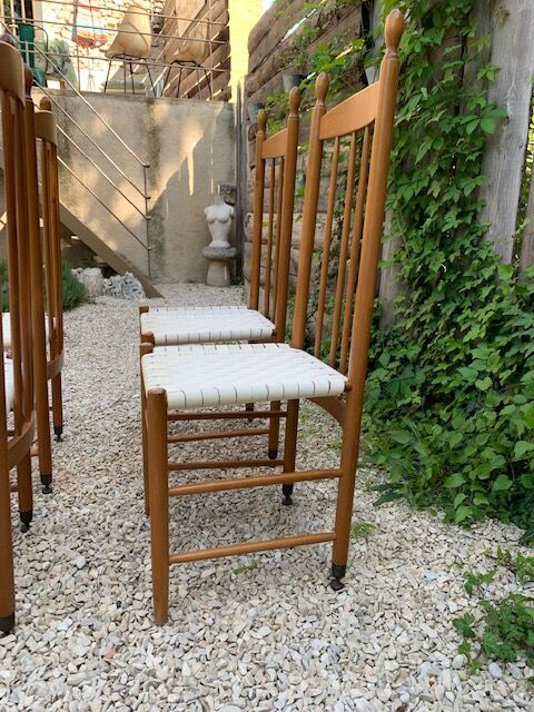Lot de 4 chaises Roche Bobois années 80