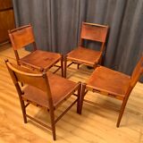 A set of four chairs, Denmark, 1960s