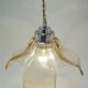 Suspension en verre or
