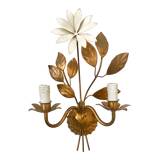 Mid-20th century flower wall light