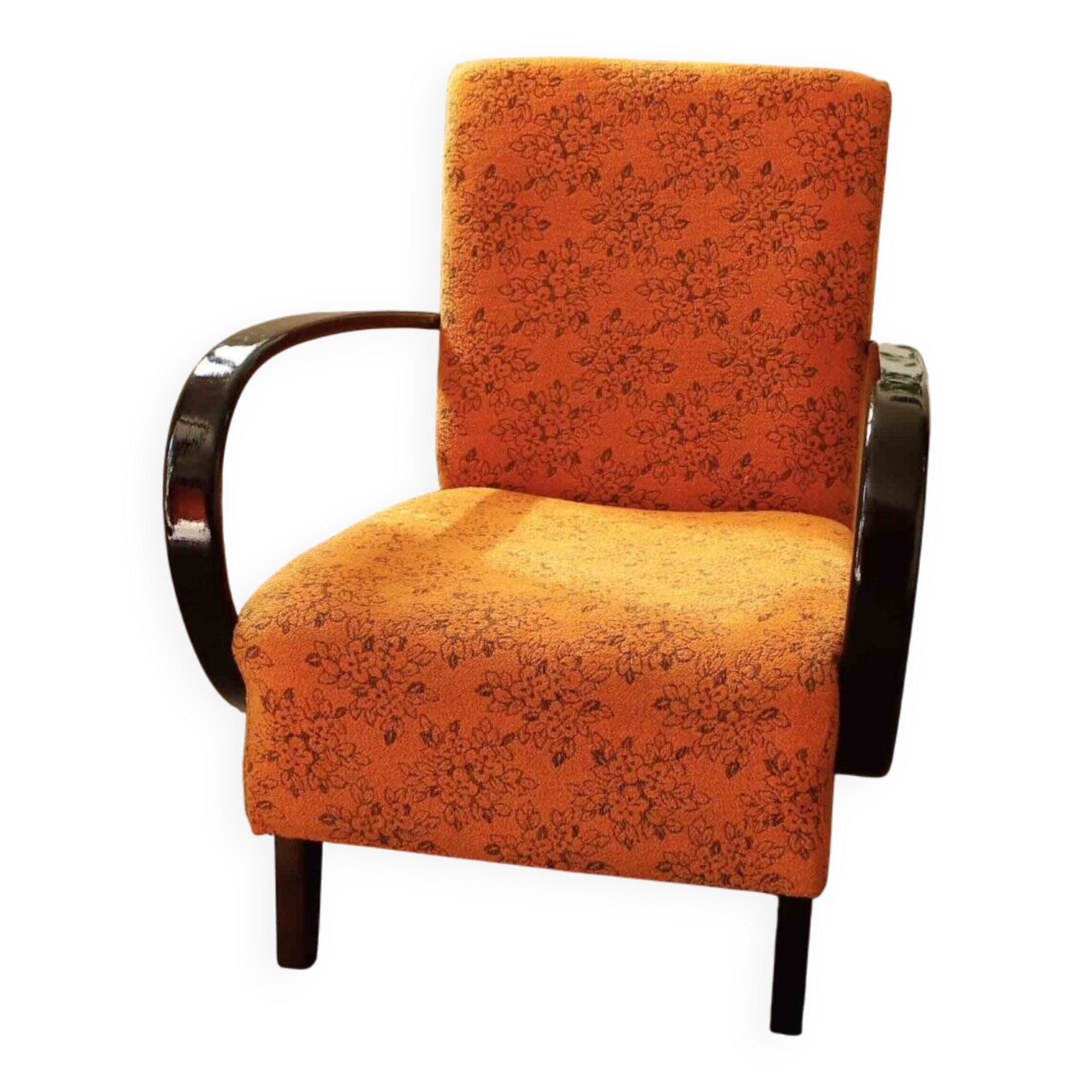 Art Deco armchair C by Jindřich Halabala – original upholstery