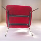 Vintage "Kiss" raspberry armchair