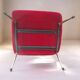 Vintage "Kiss" raspberry armchair