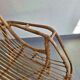 Fauteuil vintage en rotin 1960
