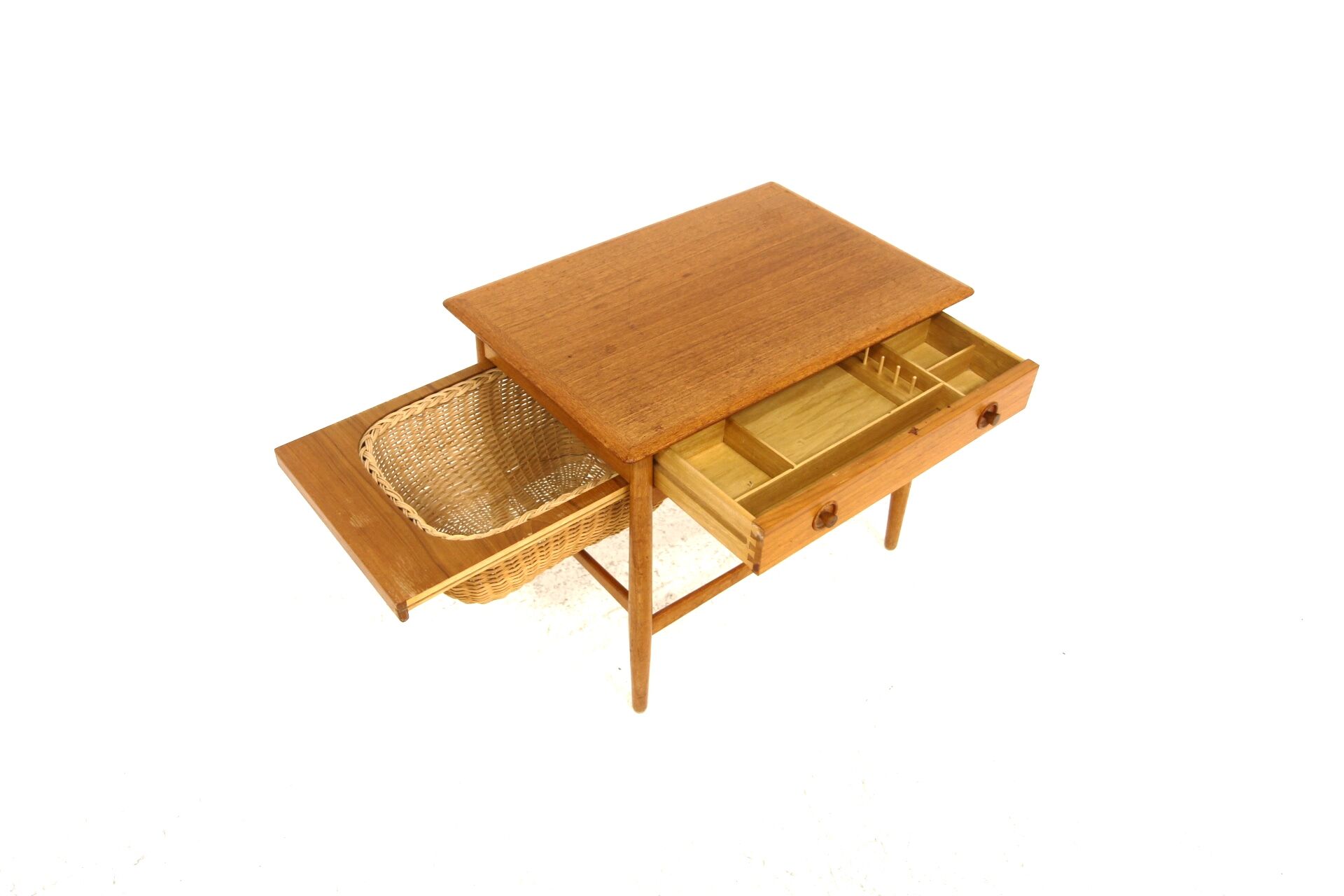 Teak worker, Raknes Møbelfabrik, Bergen Bruksbo, 1960