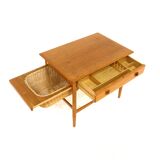 Teak worker, Raknes Møbelfabrik, Bergen Bruksbo, 1960