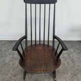 Teak Rocking Chair by Ilmari Tapiovara for Asko