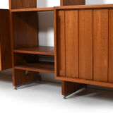 Ry100 Wall System in Teak by Hans J. Wegner for Ry Møbler