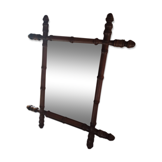 Mirror and towel holder