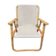 Rattan armchair and foldable canvas