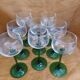 8 Alsatian white wine glasses