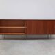Enfilade Zebrano par Alfred Hendrickx pour Belform, années 1960